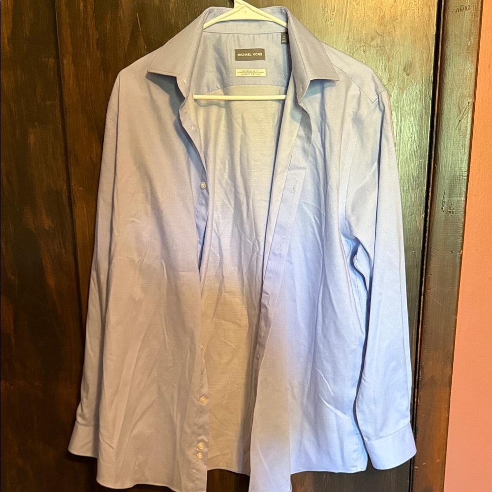 Michael Kors Sky Blue Dress Shirt